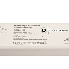 Блок питания Deko-Light Dimmable CV Power Supply 24V 34-100W IP20 4,2A 862092