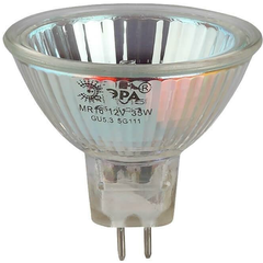 Лампа галогенная ЭРА GU5.3 50W 3000K прозрачная GU5.3-MR16-50W-12V-CL C0027358