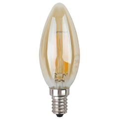 Лампа светодиодная филаментная ЭРА E14 7W 2700K золотая F-LED B35-7W-827-E14 gold Б0027964