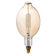 Лампа светодиодная филаментная Thomson E27 8W 1800K вздутая прозрачная TH-B2173