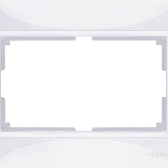 Рамка Werkel Snabb для двойной розетки белый basic WL03-Frame-01-DBL-white 4690389117008